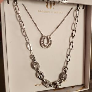 Luxe Layers Bomb Party Necklace and Pendant Set